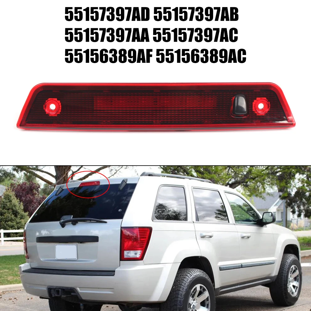 

Car Automobile High Brake Lights Fit For Jeep Fit For Grand Cherokee Rear Brake Lights Third Stop Lamp Stoplamp 55157397AD Parts