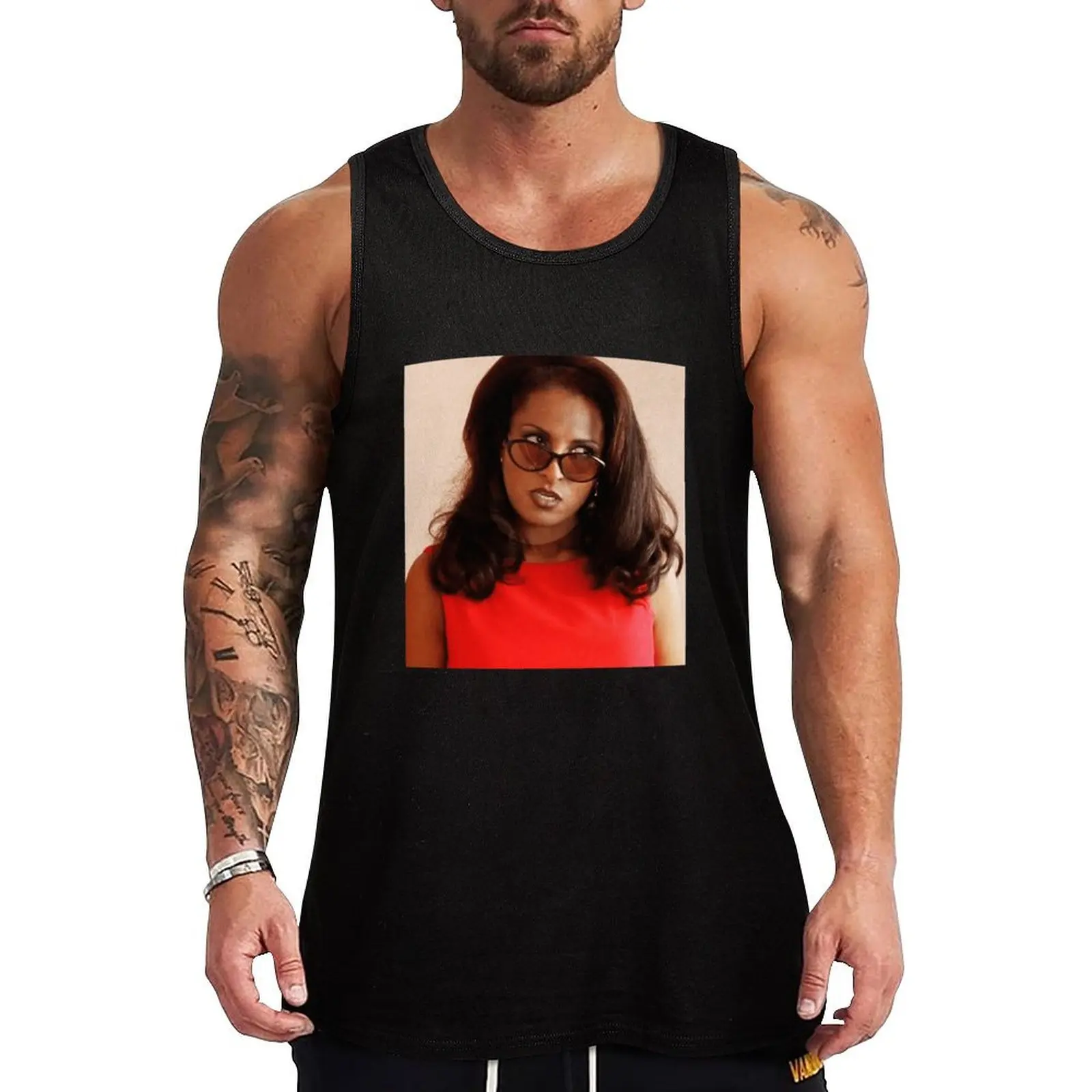 

Jackie Brown Tank Top Workwear Tank Top Durable Sleeveless Casual Shirt