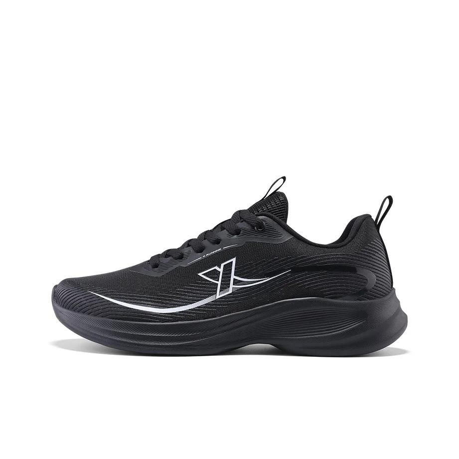 XTEP ZhuiFeng Cushioning Slip Resistant Abrasion Resistant Low top Casual Running Shoes Men's Black 875219110064-10