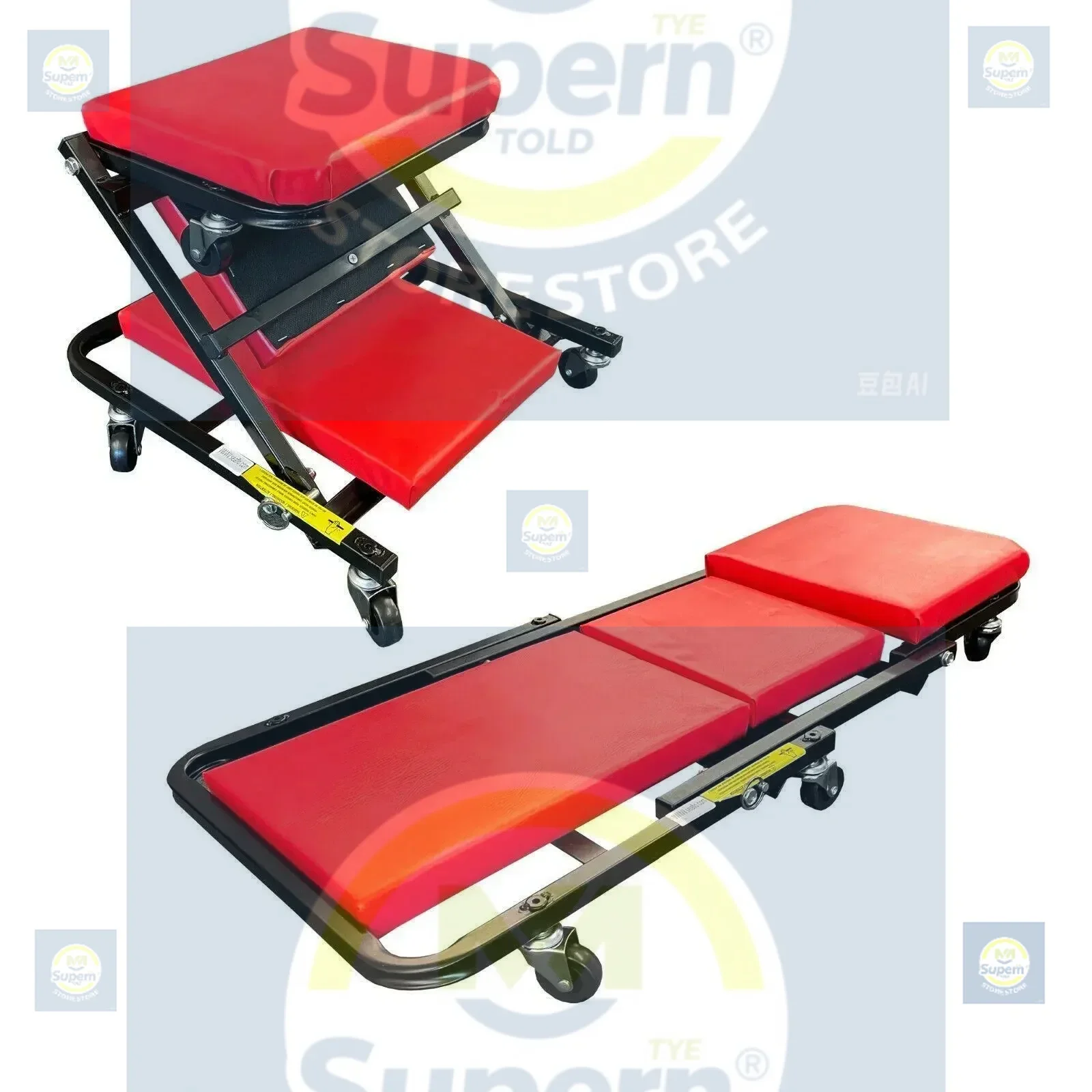 

Коврик для обслуживания автомобиля, доска для механической мастерской, инструменты для автомобильной механической мастерской, автомобильное сиденье Creeper со складной подушкой