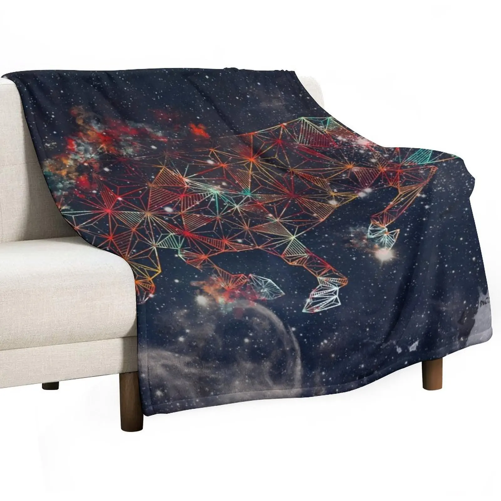 Celestial Taurus Throw Blanket for sofa Winter beds For Baby Blankets