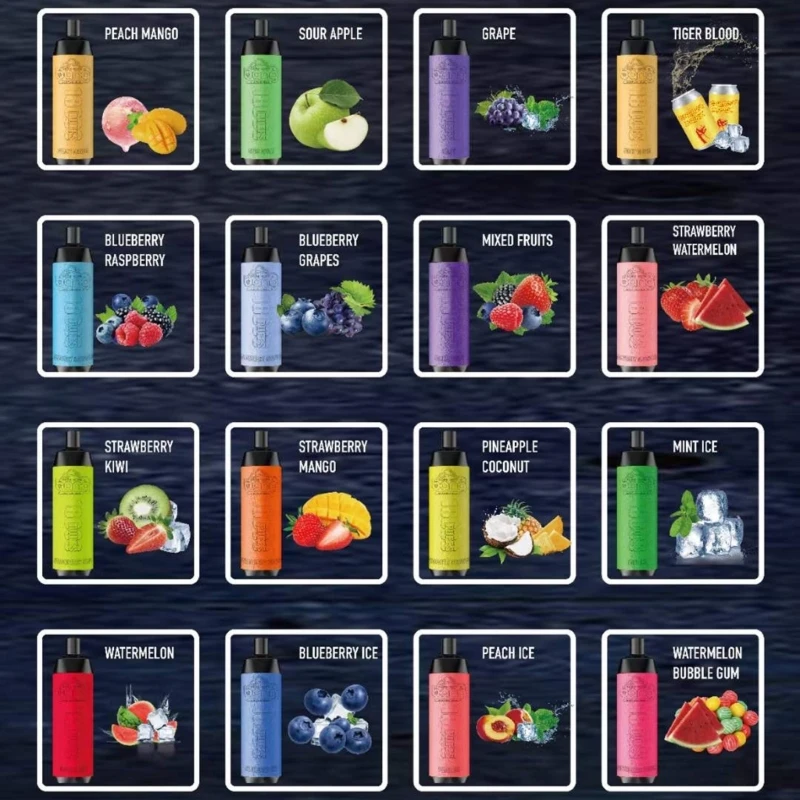 MultiFlavor 18000Puffs % 5 Cigarrillos Recargables Vapores Nargotes Pluma Electrónica Vaporizadors Seguros