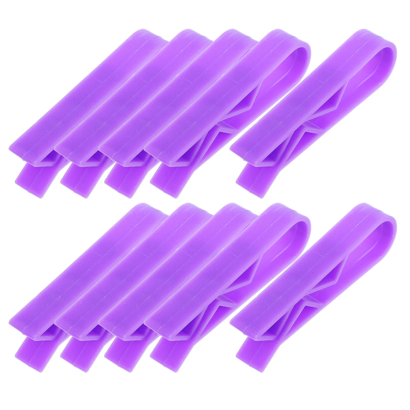 

10Pcs Plastic Garbage Bin Clips Effective Fixation for Trash Bags Lightweight Compact Design Garbage Bin Clip Trash Bag Clamps