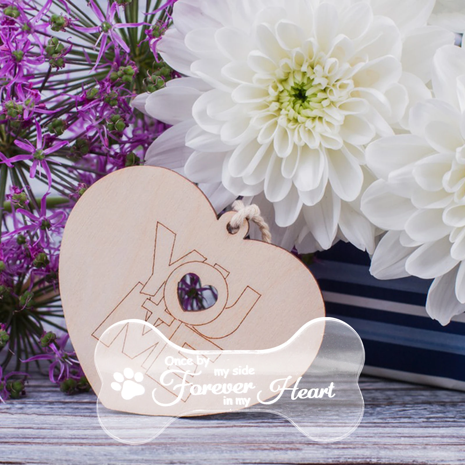 

Bone Shaped Dog Memorial Plaque Garden Outdoor Pet Grave Sign Bereavement Commemorative Stone Marker Keepsake For Cats