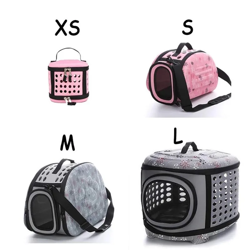 Pig Hamster Foldable Dog Carrier Bag Travel Pet Breathable Shoulder Handbag Portable Folding Pet Cage Carrying Bags for Cat Dog