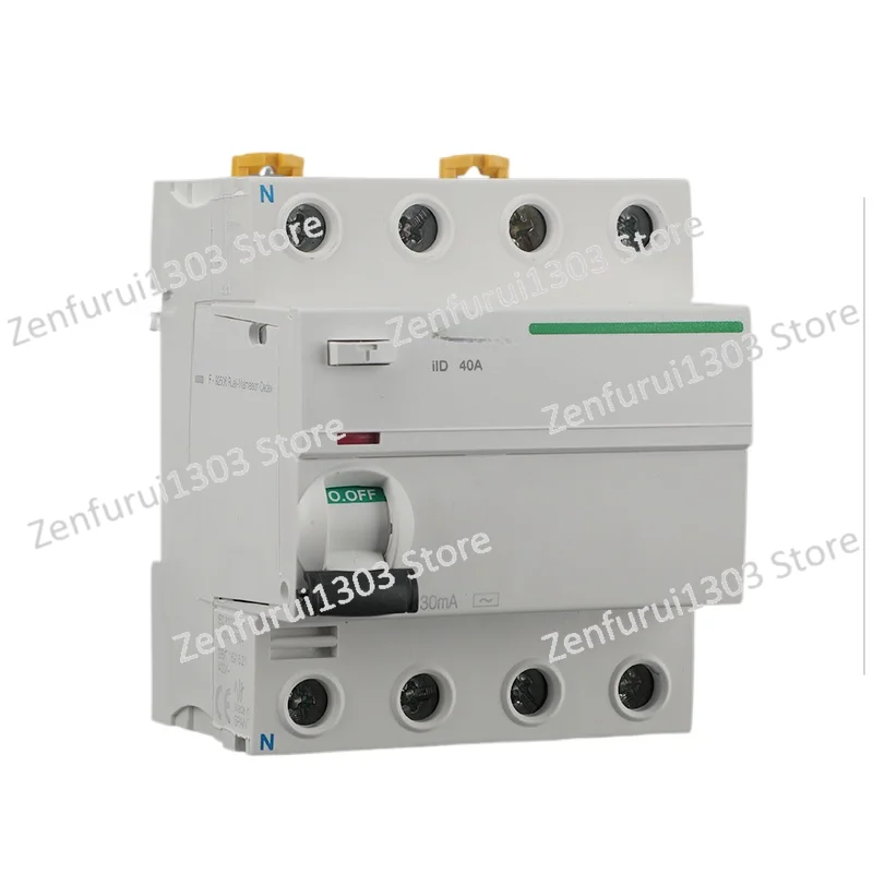 Electric Acti9 iID RCCB 4P 25A 40A 63A 80A 100A Residual Current Circuit Creaker 30mA 300mA Type AC