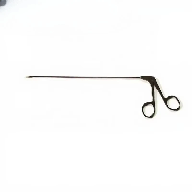for ENT Endoscope Instrument Micro Laryngeal Scissors Straight 2x230mm Laryngoscope Surgical Instruments