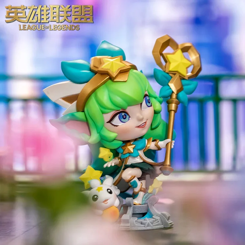 LOL League of ATIONS End The Fae Sorceress Lulu Game Intenses Anime Action Figures, Collecemballages Model Toys, Gift for Boy, Original