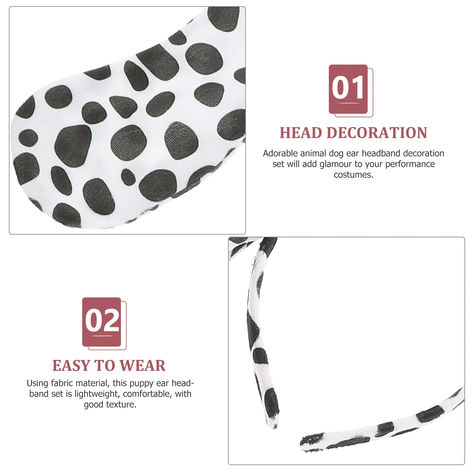 

1 set Lovely Dachshund Dog Ear Headband Set Puppy Costume Accessories Animal Hairband With Bow Tie Tutu Skirt Tail Gloves For