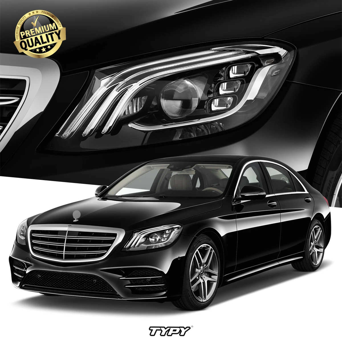 

Светодиодные фары в сборе для Mercedes Benz S-Class S Class W222 2014-2018 Передние лампы Автомобильные светодиодные фары DRL указатель поворота