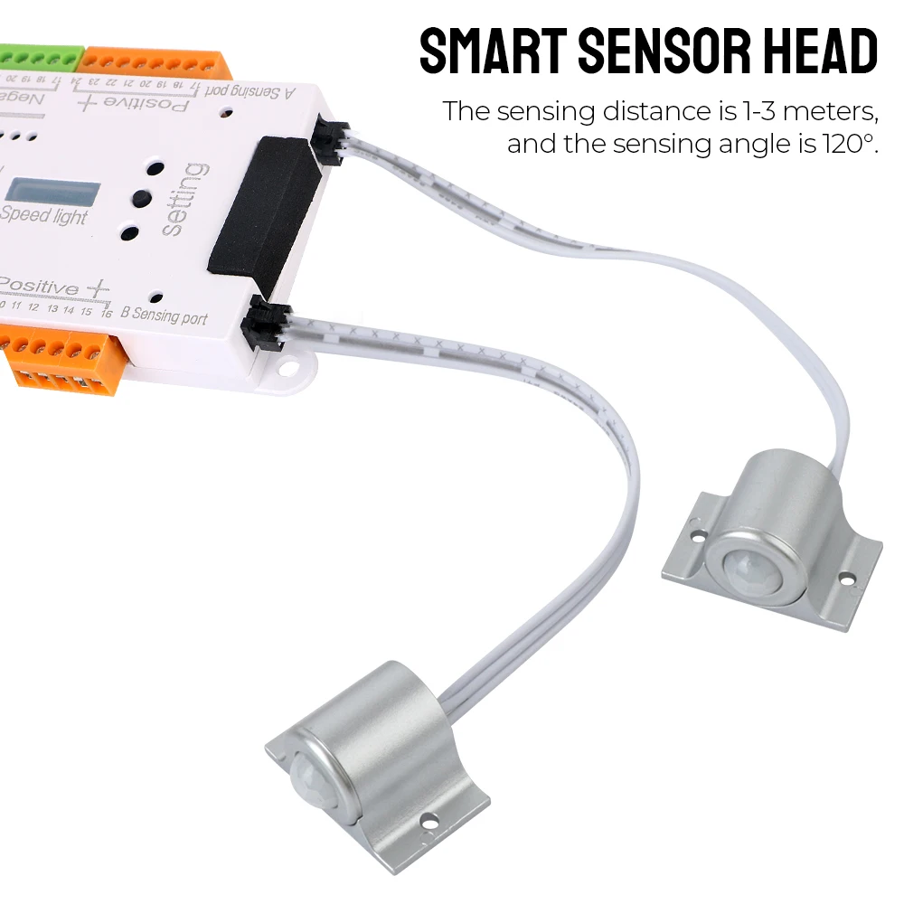 Illuminazione per scale 32 canali sensore di movimento automatico a LED Kit Controller luce per scale DC 12V 24V per striscia flessibile per scale