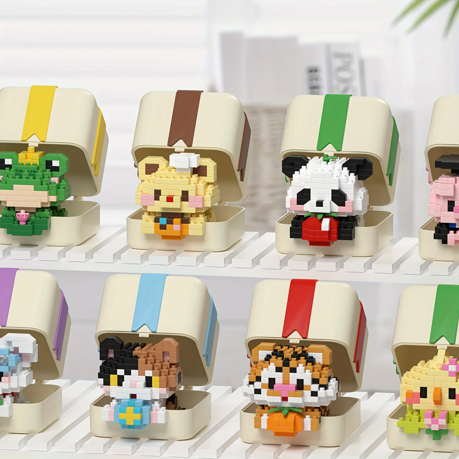 

Подарочная коробка с животными, настольное украшение, праздничный подарок-Хэллоуин/День Благодарения/Рождественский подарок