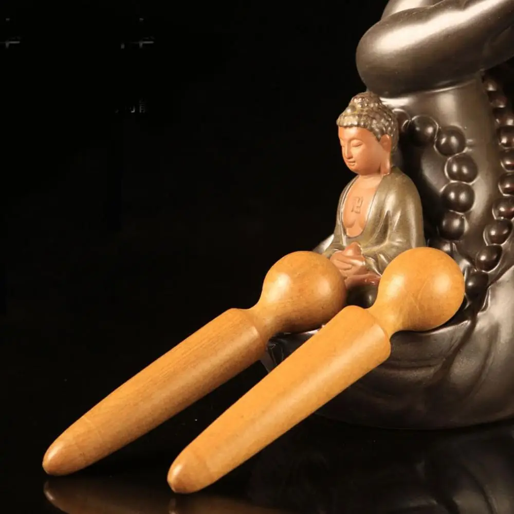 Tool Scraping Tool Thai Massage Relaxing Therapy Reflexology Massager Foot Body Massage Acupressure Pen Wooden Massage Stick