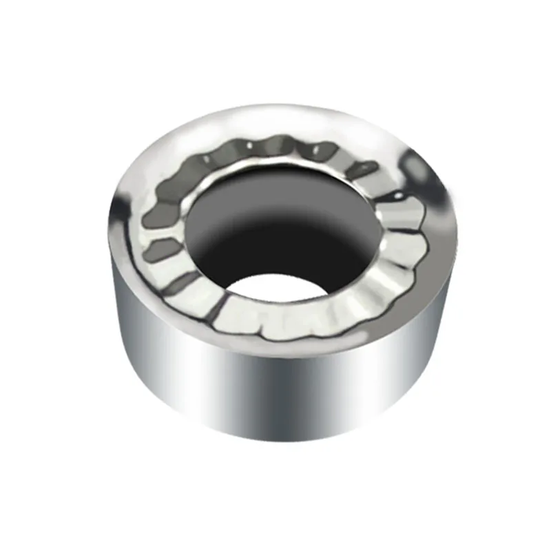 

10 шт., RCGT1204MO-AK, вставки для токарных инструментов с ЧПУ для внешнего токарного станка D12 R6 для обработки цветных металлов, алюминий, меди, дерева