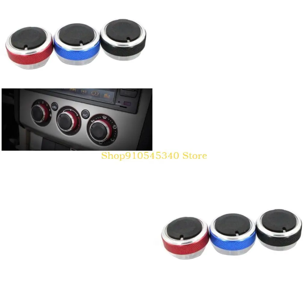 

U2JA 3x Air Conditioning AC Switch Knob Heater Climate Control Buttons for