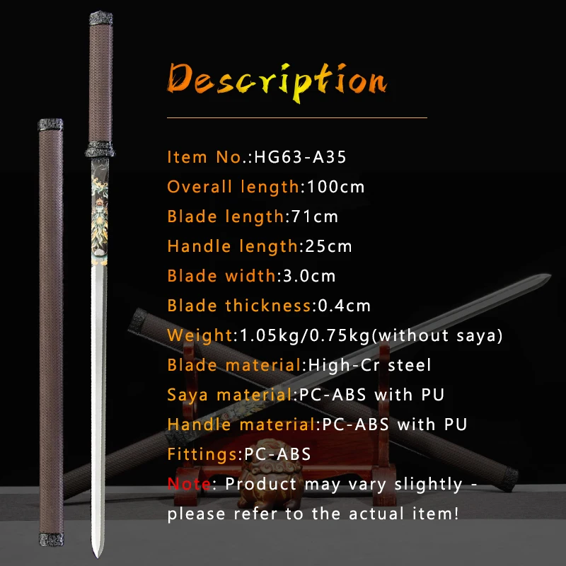 Traditional Antique Chinese Sword High Manganese Steel Real Swords Ready For Wushu Training Collections Espada No Sharp