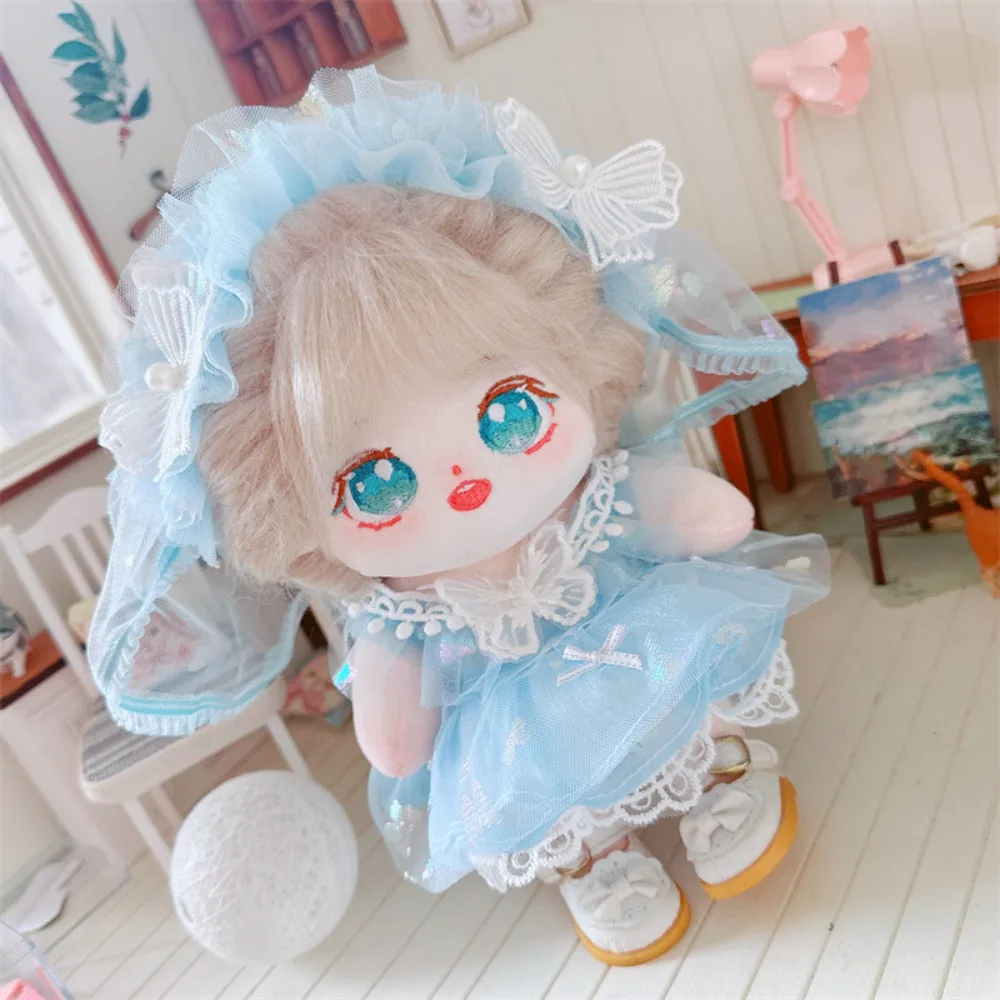 

Wedding Dress 20cm Cotton Doll Clothes Lolita Outfit Cotton Doll's Clothes Kawaii Mini Doll Clothes 20cm Cotton Doll