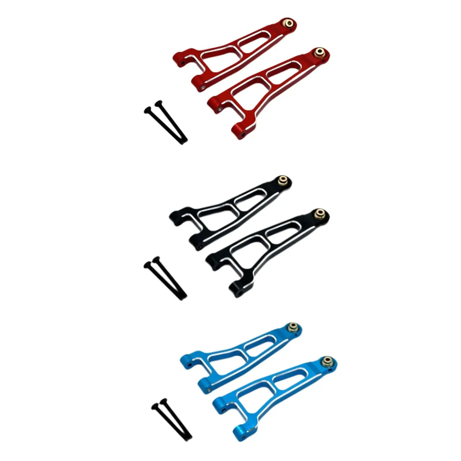 2x 1/12 RC Braço oscilante DIY Accs Substituições para UD1201 UD-12Pro Hobby Car