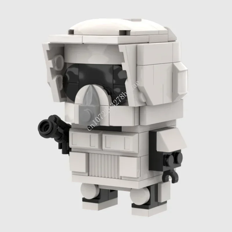 MOC スーパーヒーローインペリアルスカウトトルーパー、インペリアル TIE パイロットタスケンレイダーヘッドズカスタムパズル漫画 Anim フィギュア子供のおもちゃギフト