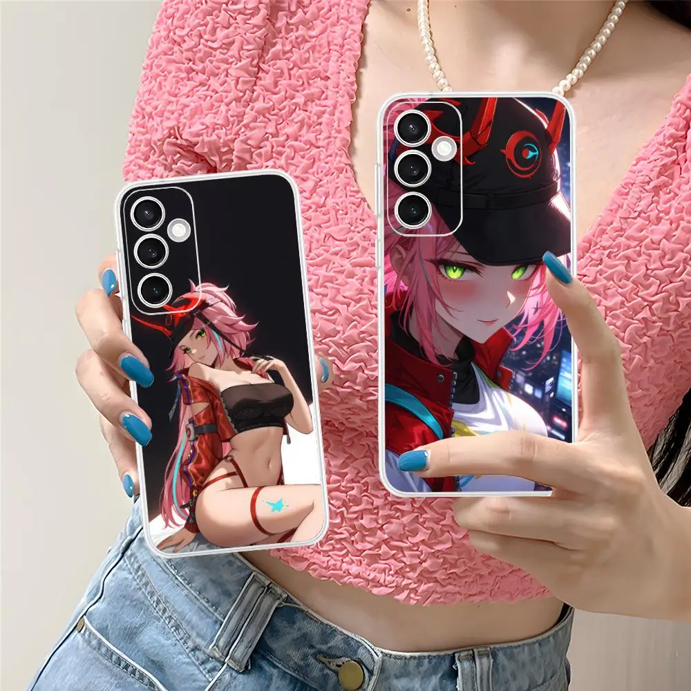 HSR Rappa Phone Case for Samsung Galaxy S25 S24 S23 S22 S21Plus FE Ultra Soft TPU Clear Shockproof Cover