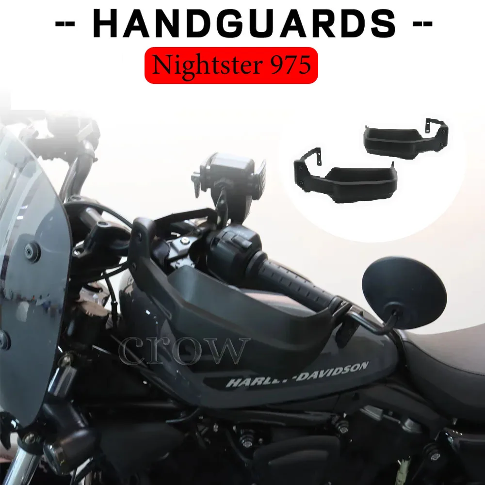 

Special 2024 Handle Bar Hand Guard Handguard Brake Shell Protection Wind Shield Deflector Cover For Harley Nightster 975 RH975