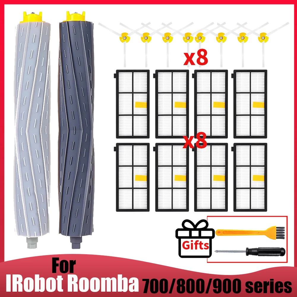 For IRobot Roomba 700 800 900 Series Robot Roller Side Brush HEPA Filter Vacuum Part
