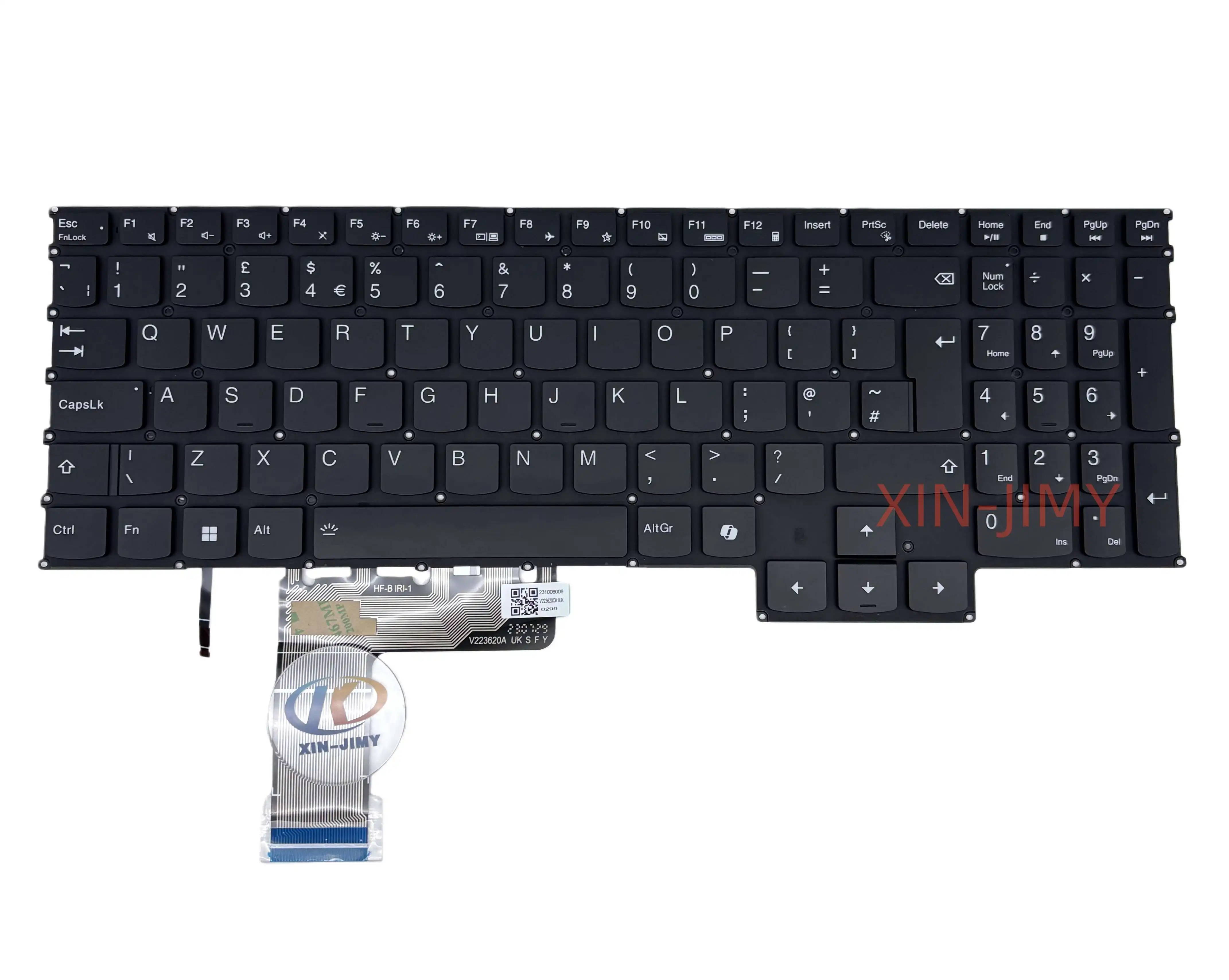 UK Single Backlit Keyboard For Lenovo Legion Slim 5-16IRH8 5-16APH8 LOQ 15ARP9 15AHP9 15IAX9 15IRX9 15IAX9I G5000 with AI Key