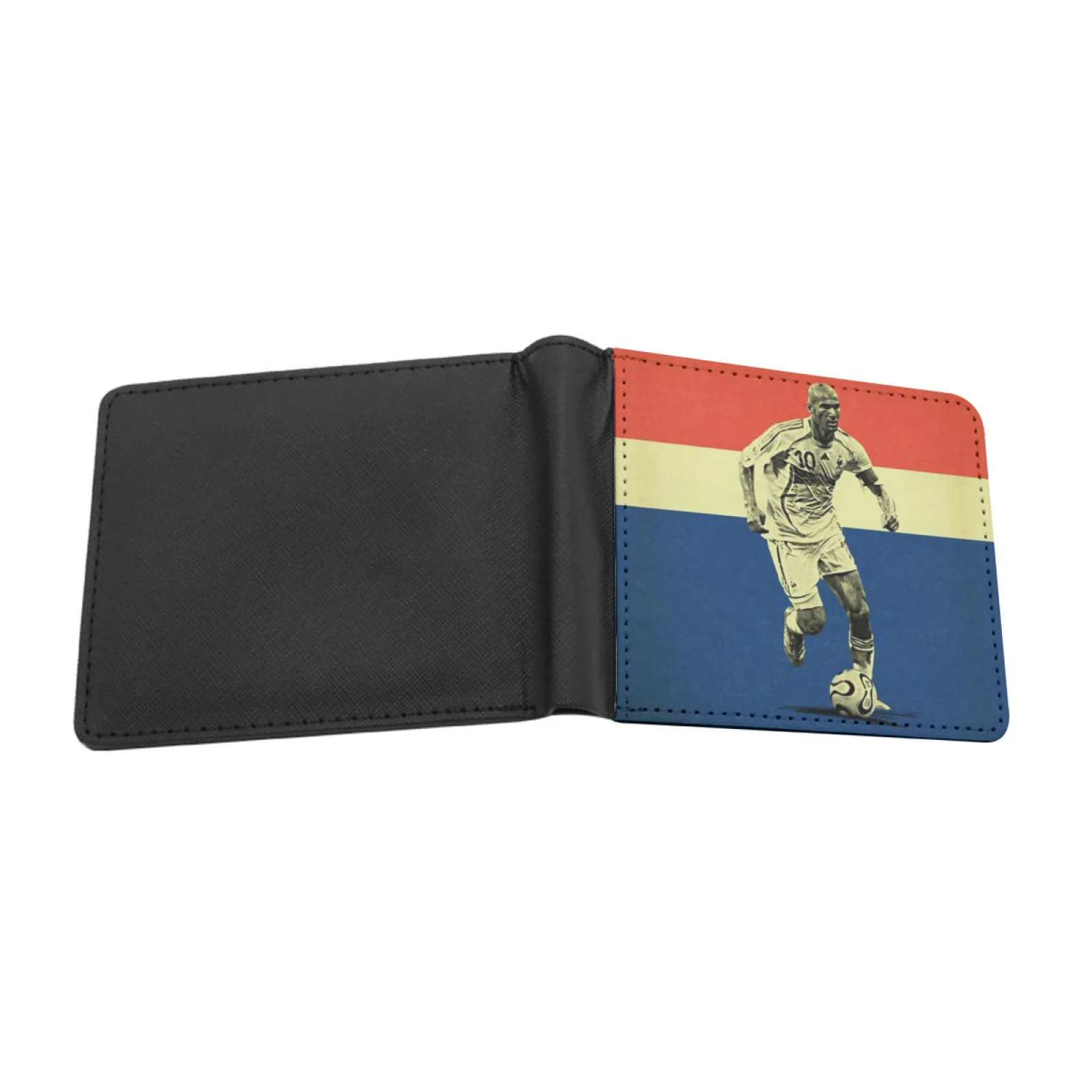 Zinedine Zidane Illustration New Print Wallet Short Men Wallets Credit Card Holder Purses Zinedinezidane Zidane Zidaneart