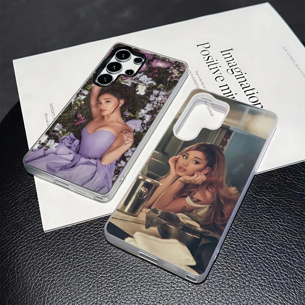 B-Ariana- G-Grandes-S Phone Case for Samsung S26 S25 S24 S23 S22 S21 FE Plus Ultra 2-in-1 Jelly silicone case