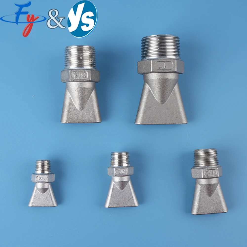 Duck Mouth Type Fan Blowing Wind Nozzle Flat Jet Air Blow Nozzle Flow Duckbill Spray Nozzle Industrial Cooling  Blowing