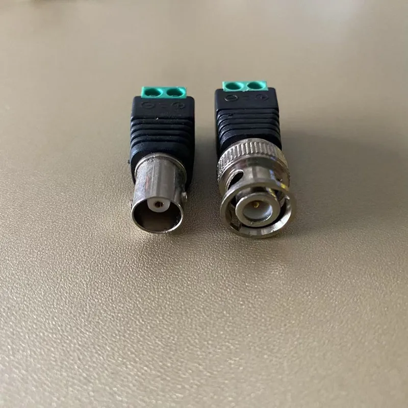 BNC Male Female Screw Plug Socket Connectors Connector Adapter Terminal Surveillance Camera UTP Balun Video CCTV