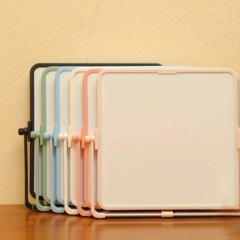 سبورة بيضاء مغناطيسية متينة مزدوجة الجوانب متعددة الحجم لوحة تخطيط لسطح المكتب/الرسم المعلق/الكتابة/لوحات مذكرة الرسائل