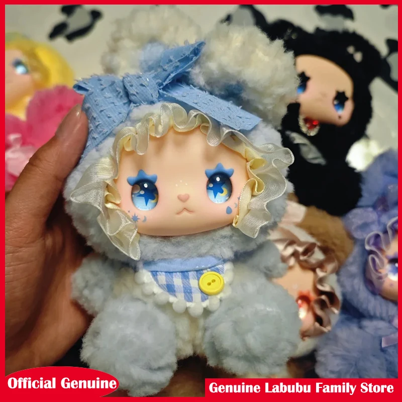 حقيقية جميلة إيما الأرنب التحالف سلسلة الفينيل صندوق أعمى الوجه دمية نموذج تزيين مُثبت لعبة صندوق غامض الأطفال هدية عيد الميلاد