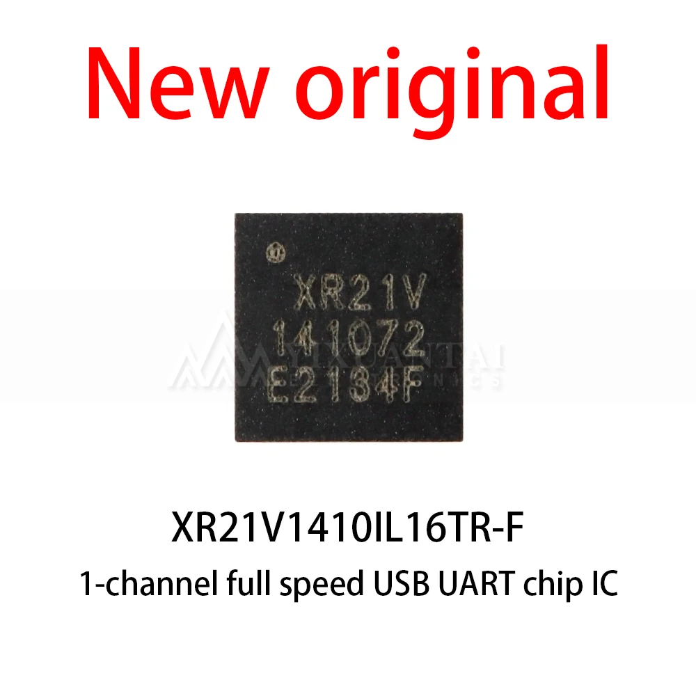10-50Pcs/Lot New original XR21V1410IL16TR-F XR21V1410IL16TR XR21V1410IL16 QFN-16 1-channel full speed USB UART chip IC