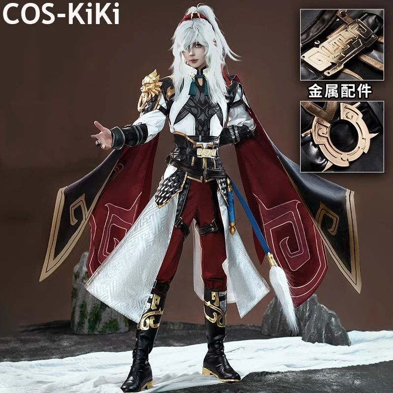 COS-KiKi Honkai: Star Rail Jing Yuan Shogun Game Suit Gorgeous Handsome Ancient Cosplay Costume Halloween Party Outfit Men S-3XL