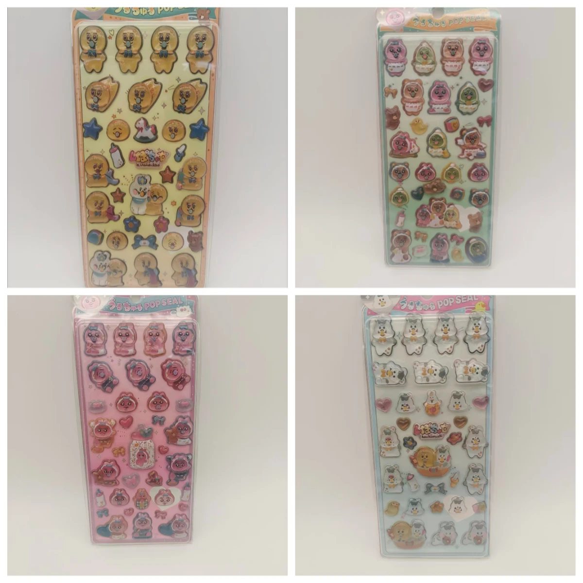 

New Japanese style opanchuusagi cartoon 3D crystal three-dimensional solid drip glue phone case DIY decoration sticker