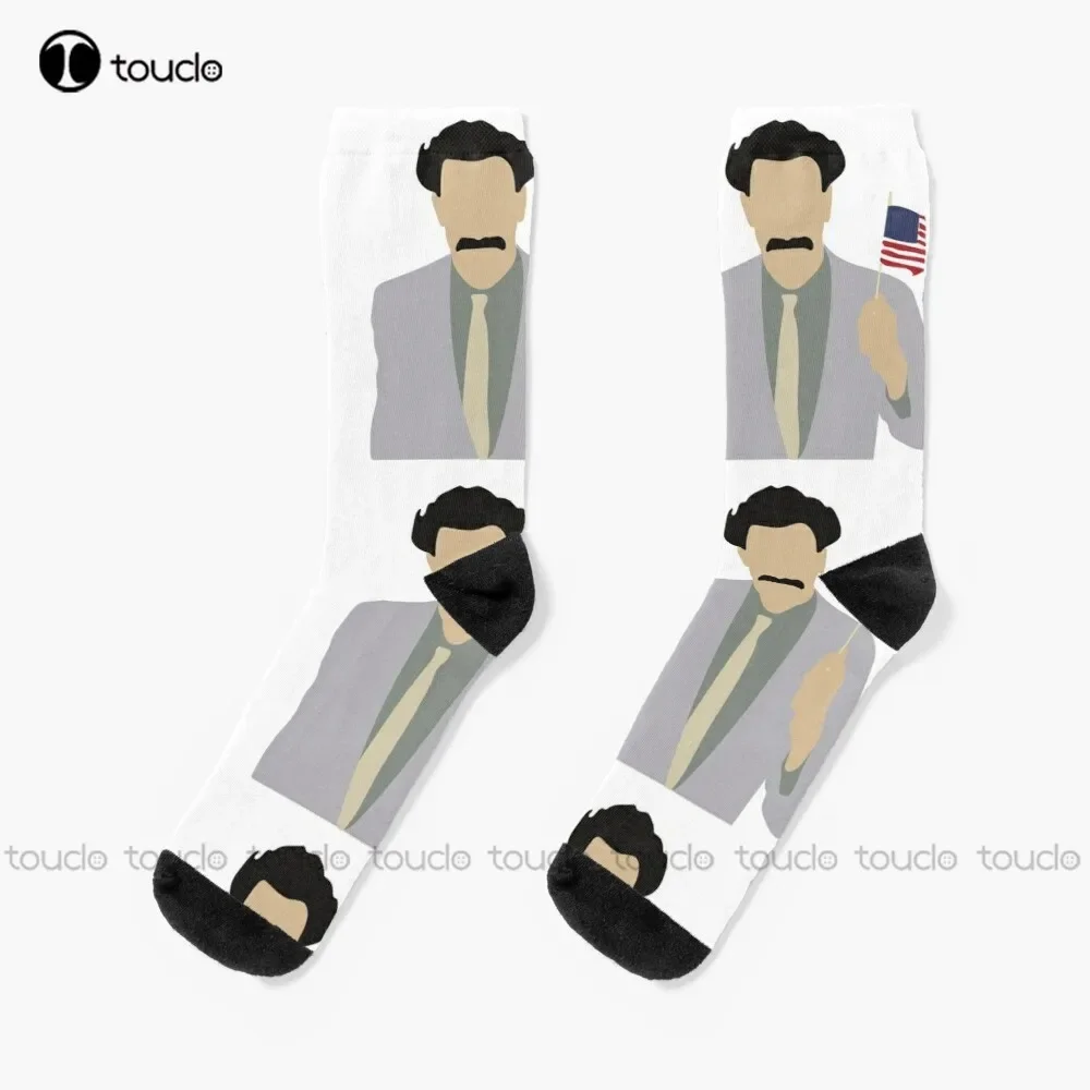 

Носки Borat, походные носки, подарок на День Благодарения, Рождество, Новый год, унисекс, для взрослых, подростков, молодежные носки на заказ, Hd, забавные носки высокого качества