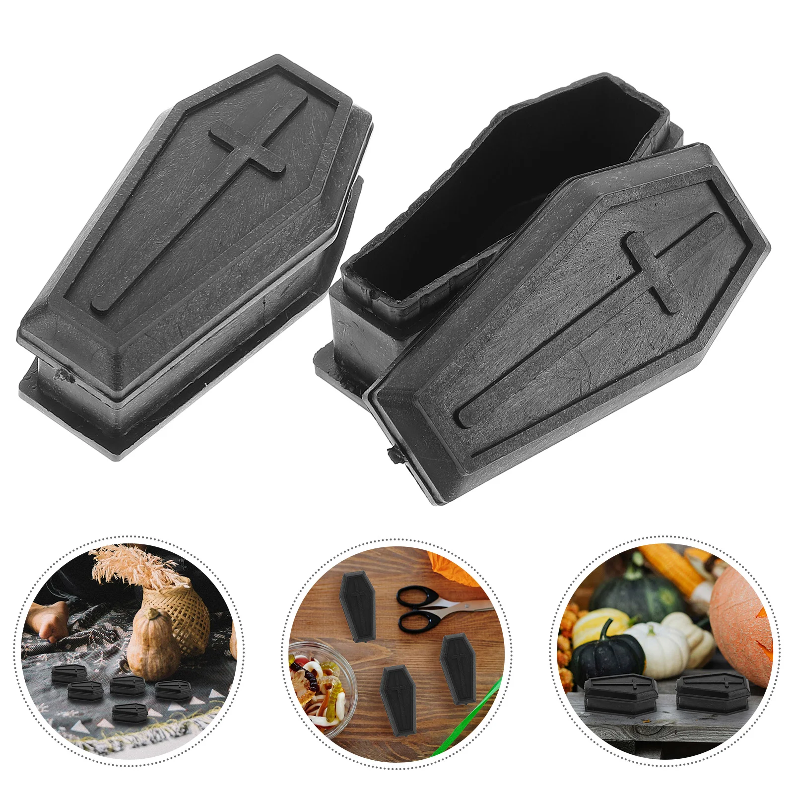 10 шт., контейнер для конфет, украшения на Хэллоуин