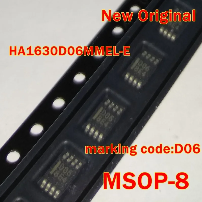 

1Pcs to 100Pcs Ha1630D06Mmel-E Ha1630D06Mm Msop-8 New Original Marking Code: D06 Cmos Dual Channel Operational Amplifier