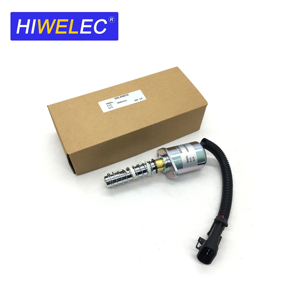 

6681512 12V Fuel Shut Off Stop Solenoid Traction Lock Solenoid For Bobcat S150 S160 S185 T190 753 763