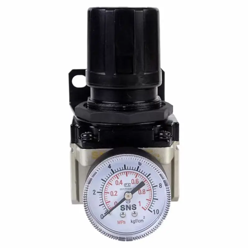 AR2000 G1/4 Mini Air Pressure Regulator Adjustable Pneumatic Reducing Valve With Gauge For Compressor