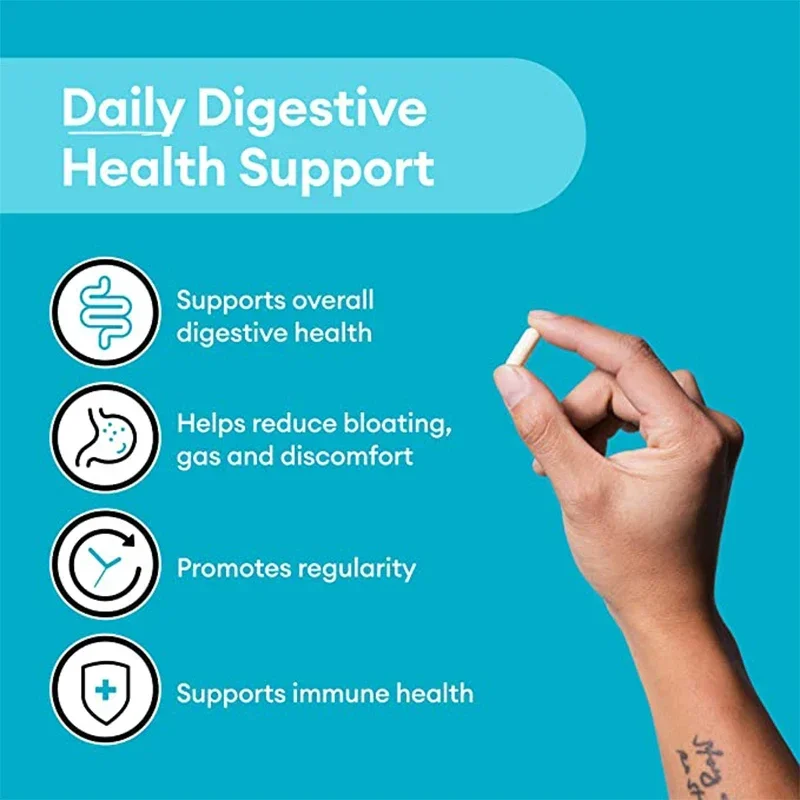 Daily probiotic supplement—helps burn fat metabolism and promotes nutrient digestion and gut health for adult men and women