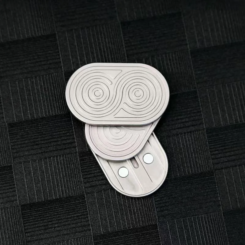 Rhythm Master Stainless Steel Card Pusher  Fidget Magnetic Push Card Office Stress Relief Toys For Adult Gift