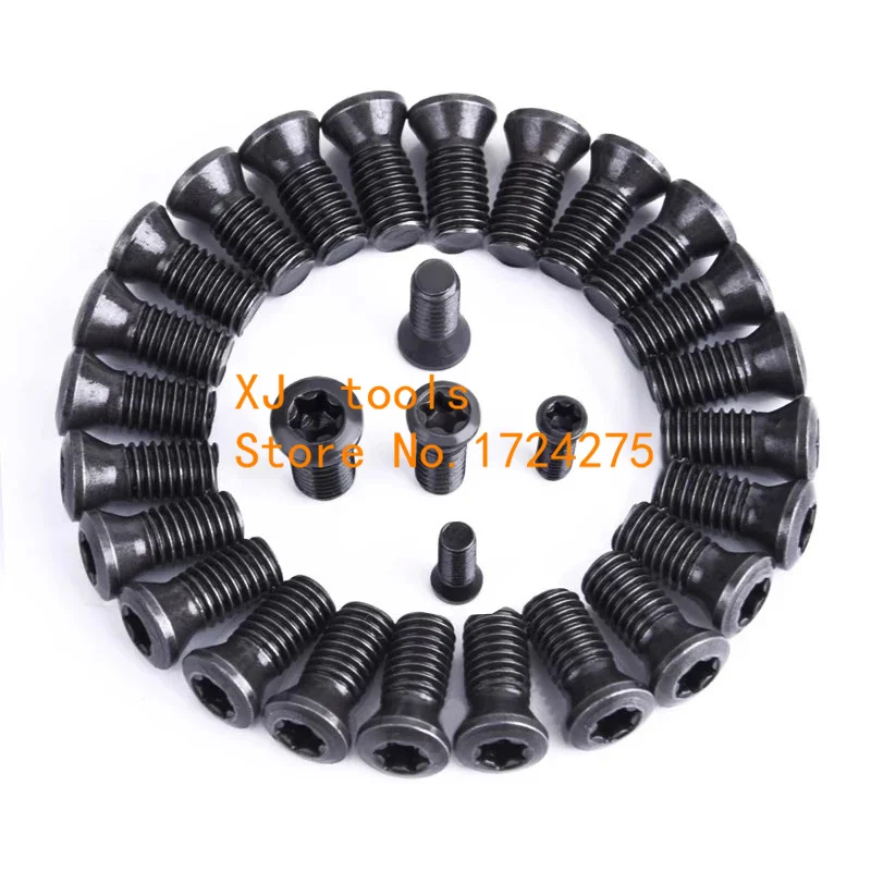 2019 Hot CNC lathe Tool Spare Torx screws M2*6 M2.5*6 M2.5*8 M3*8 M3*10 M3*12 M3.5*8 M3.5*10 M3.5*12 M4*10 M4*12 M4*16 M5*10/12