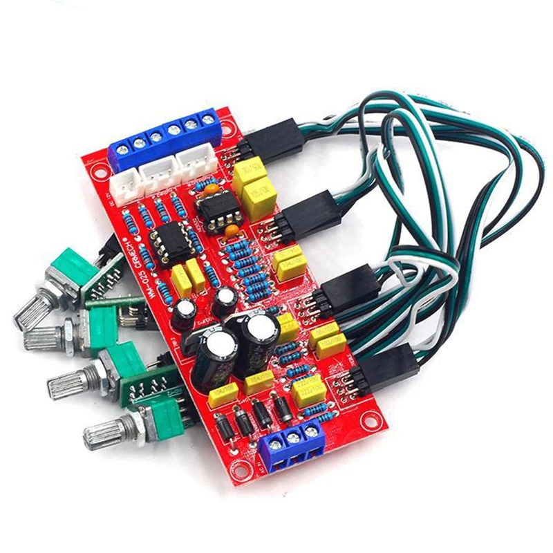B92B-NE5532 For Diy Amplifier Compatible Audio Preamplifier Bass Treble Sound Tone Control Board With 20Cm Extension Cord
