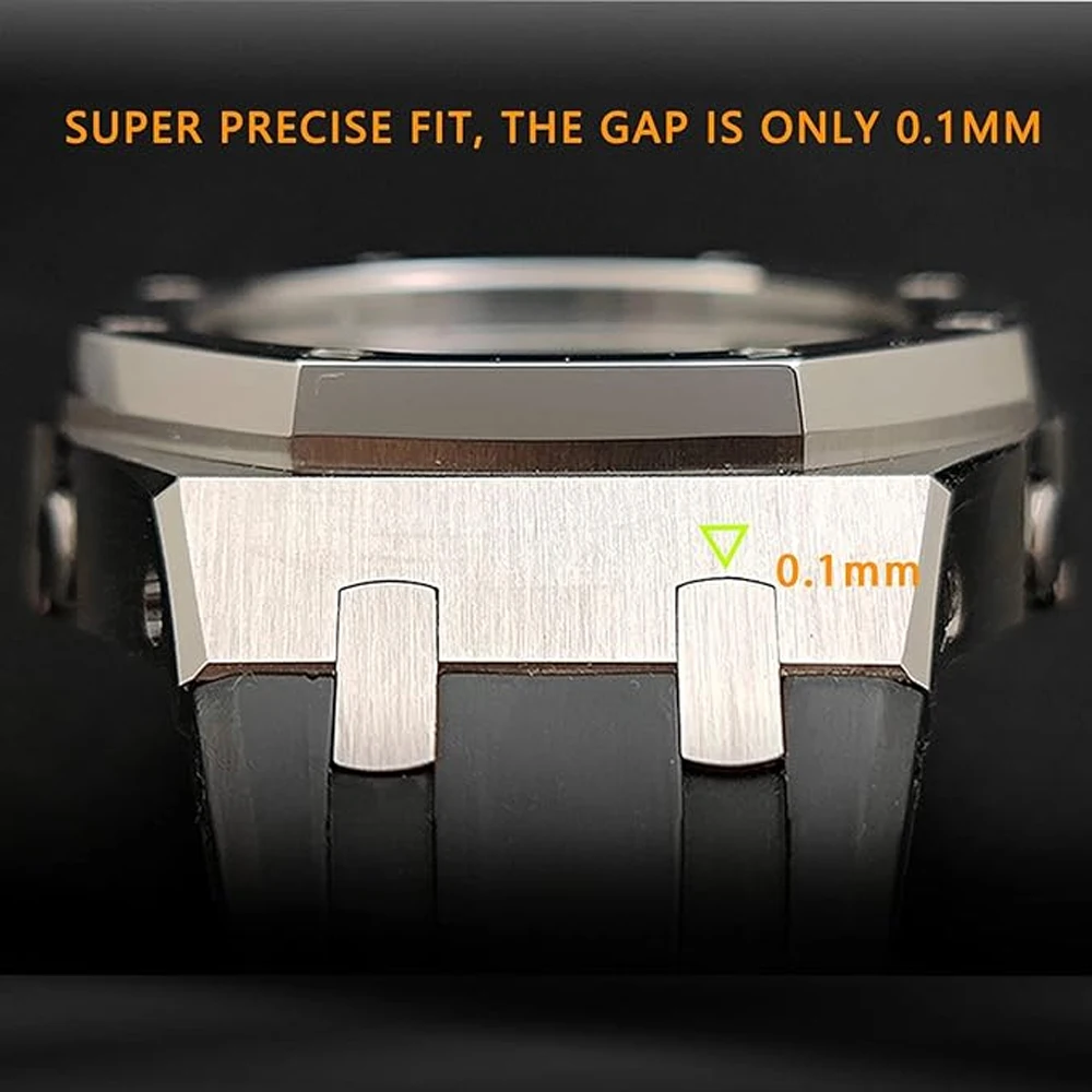 Gen3 Casioak Mod Kit for G-Shock GA2100/2110/AB2100 with Metal Bezel Rubber Strap And Screws Accessories GA2100 Watch Modificati