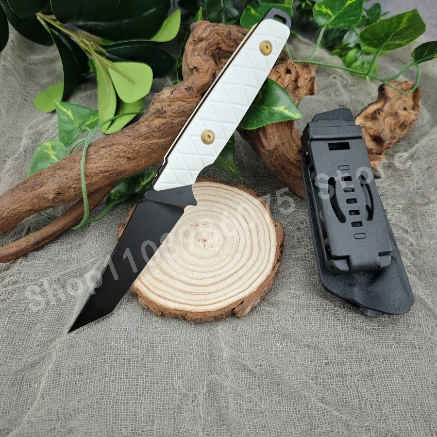 

Sharp D2 Открытый прямой нож G10 Противоскользящая ручка Сверхлегкий многофункциональный нож для охоты Нож для самообороны