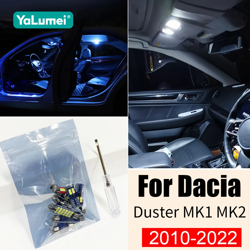 

Светодиодные лампы и аксессуары для автомобилей Dacia Duster I II 1 2 MK1 MK2 2010-2012 2013 2014 2015 2016 2017 2018 2019 2020 2021 2022