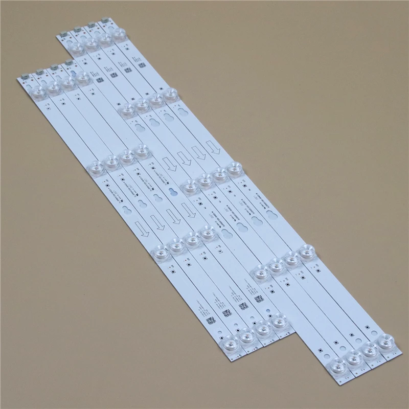8Pcs TV LED Array Bars JL.D55051330-004ES-M Backlight Strip TOT_55D2900 LED Bands Rulers 55HR330M04B8 V0 55HR330M05A8 V0 Planks