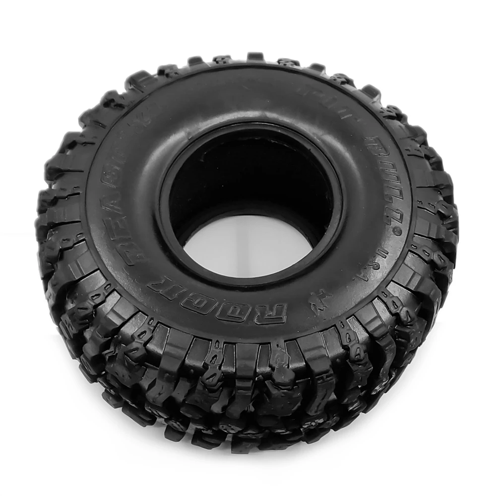 4PCS 120MM 1.9 Rubber Rocks Tyres Wheel Tires for 1/10 RC Rock Crawler Axial SCX10 90046 AXI03007 TRX4 D90